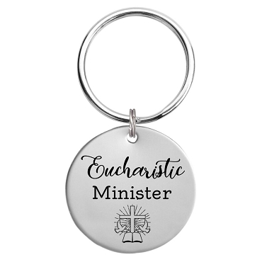 Eucharistic Minister Thank You Appreciation Personalized Catholic Key Chain